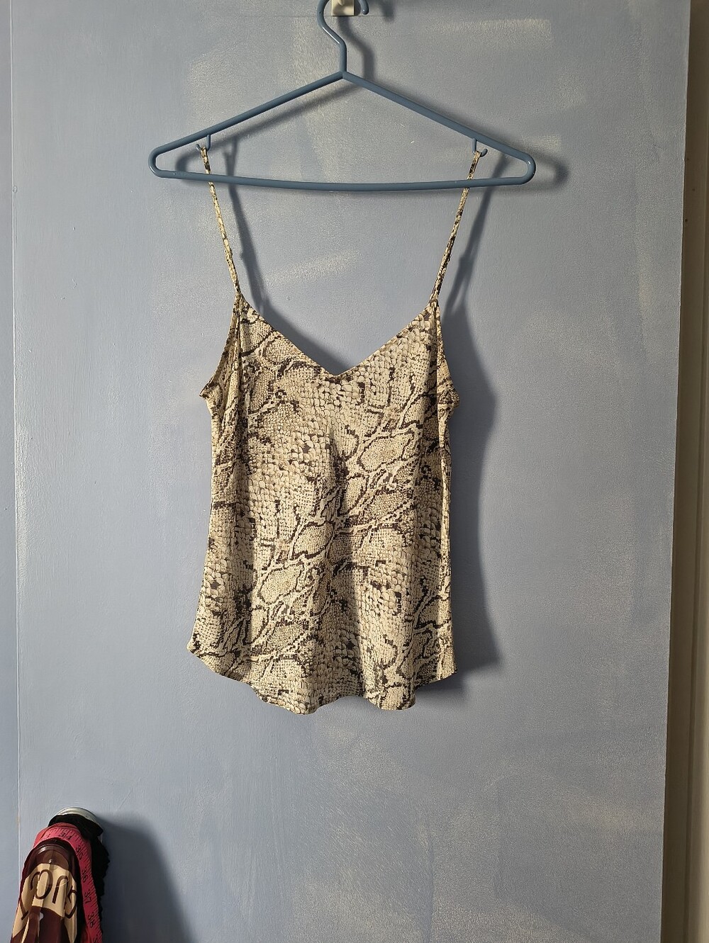 Reformation Beth Silk Camisole In Python S - Picture 2 of 6